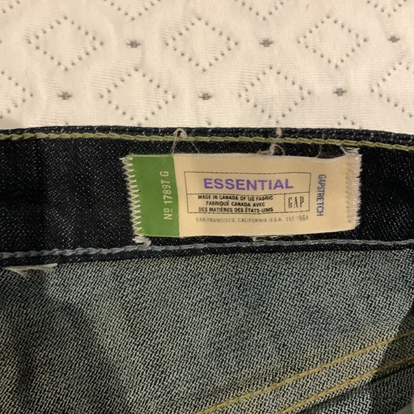 New dark denim GAP stretch jeans for Sale! - Picture 3 of 7